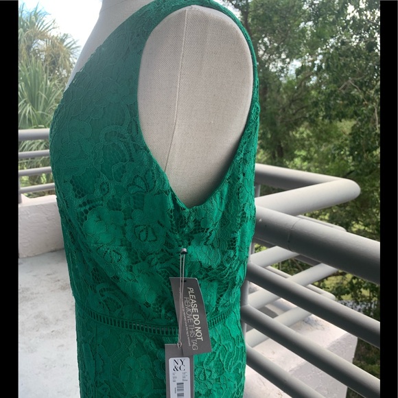 NWT! Eva Mendes Fiesta Collection Alexia Lace Sheath Dress size 8. - Picture 6 of 14